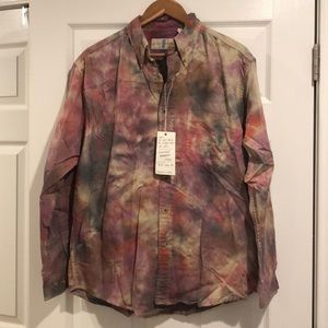 Tie down button down men’s medium, river trader by Merle Works